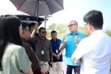 Tinjau Lahan Pemda Kendal,...