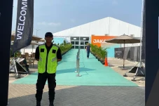 Penjagaan Ketat Tribun...