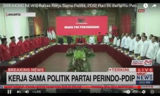 Perindo-PDIP Gelar Pertemuan...