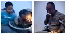 Viral Video Polisi Hisap...