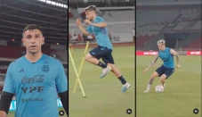 Timnas Argentina Latihan...