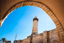 Masjid Al-Omari di Gaza,...
