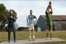 Patung Lionel Messi...