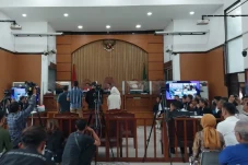 AG Grogi saat Bersaksi...