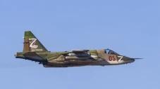 Pesawat Su-25 Rusia...