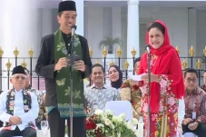 Intip Gaya Presiden...