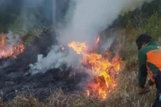 Penampakan Lahan Lereng...