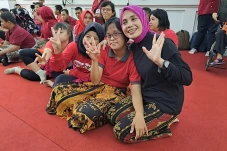 Momen Anak Difabel Unjuk...