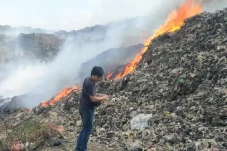 Kebakaran TPA Kopi Luhur...