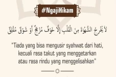 Cara Mengusir Syahwat...
