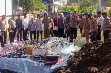 Jaga Kamtibmas di Halmahera...