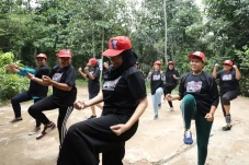 Gelar Senam Sehat, Ajang...