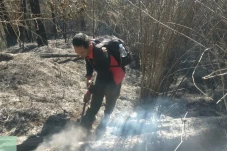 Kebakaran di Gunung...