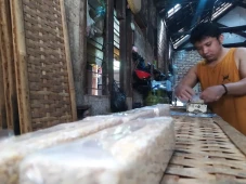 Perajin Tempe di Cimahi...