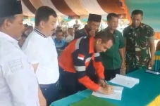 Disaksikan Caleg Perindo...