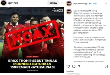 Hoaks soal PSSI Cari...