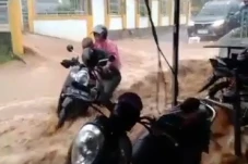 Diguyur Hujan Deras,...