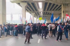 Aksi Demo Buruh Jelang...