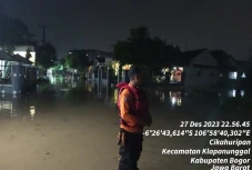 Banjir di Klapanunggal...