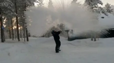 Cuaca Ekstrem di Finlandia...