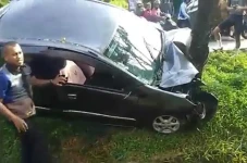 Mobil Diseruduk Mini...