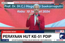Di HUT ke-51 PDIP, Ganjar:...