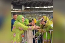 Hadir di Stadion GBK,...