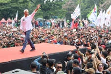 Hujan-hujanan saat Kampanye...