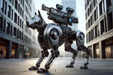 China Pamer Robot Anjing...