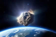 Dua Asteroid Melintasi...