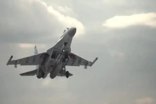 Jet Tempur Su-35 Rusia...