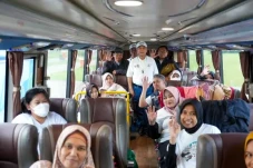 Ribuan Pemudik Berangkat...