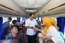 Ikut Mudik Gratis, Ratusan...