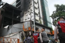 Polisi Olah TKP Penyebab...