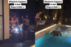 Viral! Bule di Bali...
