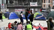 Protes Mahasiswa Pro-Palestina...