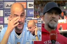 Tangis Pep Guardiola...