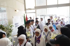 Wajah Ceria Jemaah Haji...