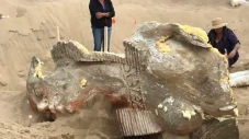 Patung Sphinx yang Terkubur...