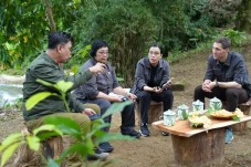Menteri Eriksen bersama...
