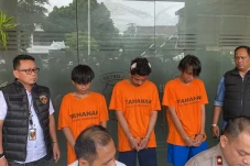 Penampakan 3 Tersangka...