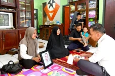 Siswi SMK di Bandung...