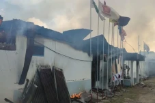Pembakaran Kantor KPU...