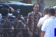 Tiba di GBK, Presiden...