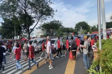 Macet Jelang Laga Indonesia...