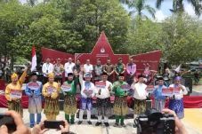 Polisi-KPU Gelar Deklarasi...