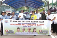 Relawan Rudi Amsakar...