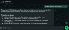 Apakah Meta AI di WhatsApp...