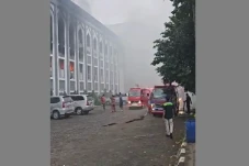 Kebakaran Gedung Rektorat...