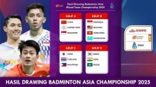 Hasil Drawing Badminton...